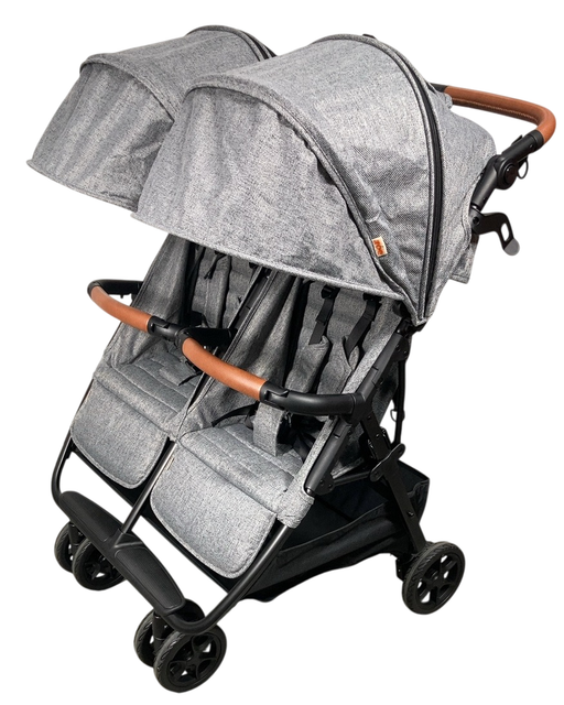 Shop Zoe The Twin V2 Double Stroller, 2024, Luxe Grey at GoodBuy Gear