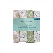 Shop Aden + Anais Cotton Muslin Swaddles Pack of 4, Harmony at GoodBuy Gear