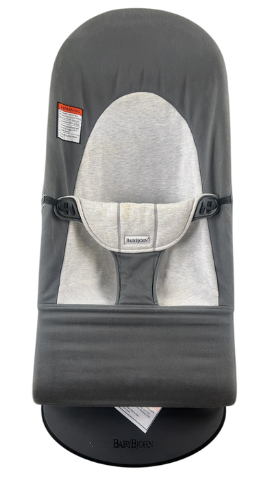 Shop BabyBjorn Bouncer Balance Soft, Black Frame, Dark Gray/Gray at GoodBuy Gear