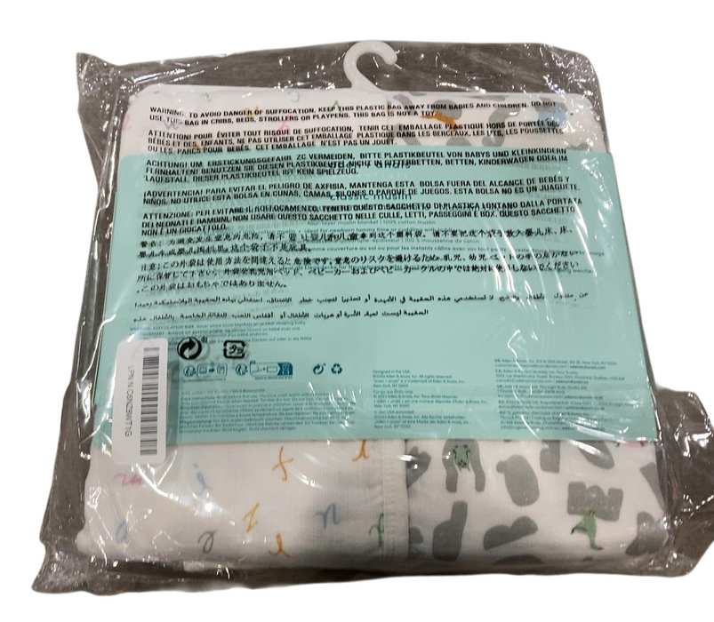 Shop Aden + Anais Essentials Classic Muslin Blanket, Alphabet Animals at GoodBuy Gear