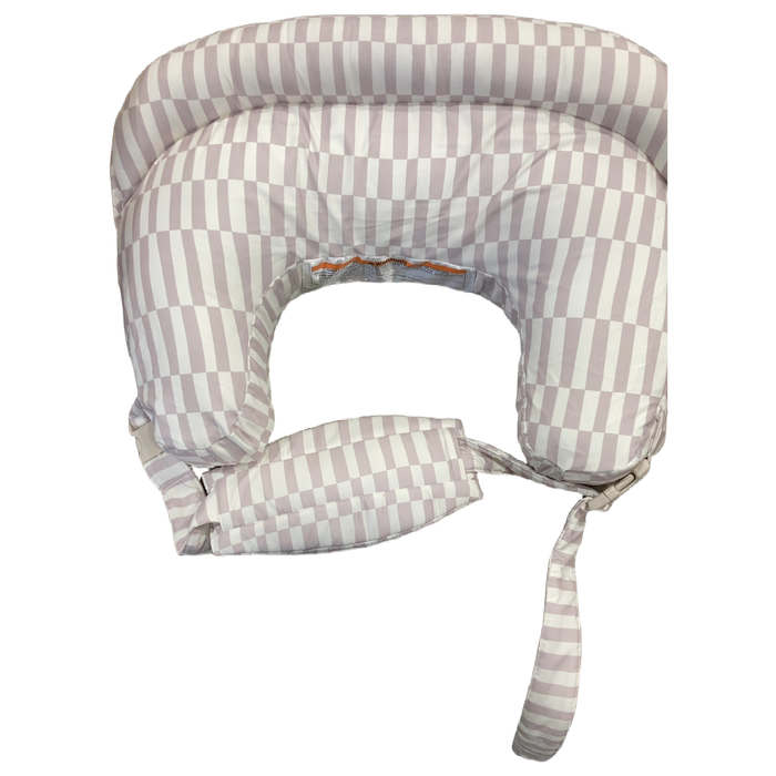 Shop Boppy Complete Nursing Pillow, Taupe Broken Stripes at GoodBuy Gear