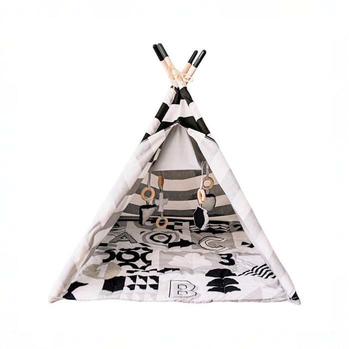 Shop Wonder and Wise Baby Activity Tent, ABC Striped at GoodBuy Gear