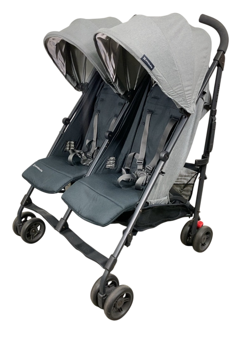 Shop UPPAbaby G-Link V2 Double Stroller, 2022, Greyson (Charcoal Melange) at GoodBuy Gear