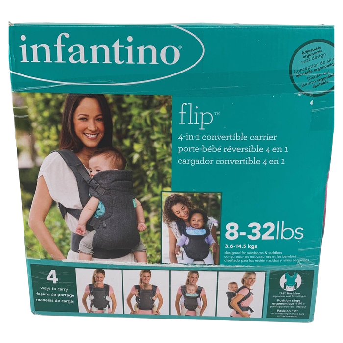 Shop Infantino Flip 4-in-1 Convertible Carrier, Grey at GoodBuy Gear
