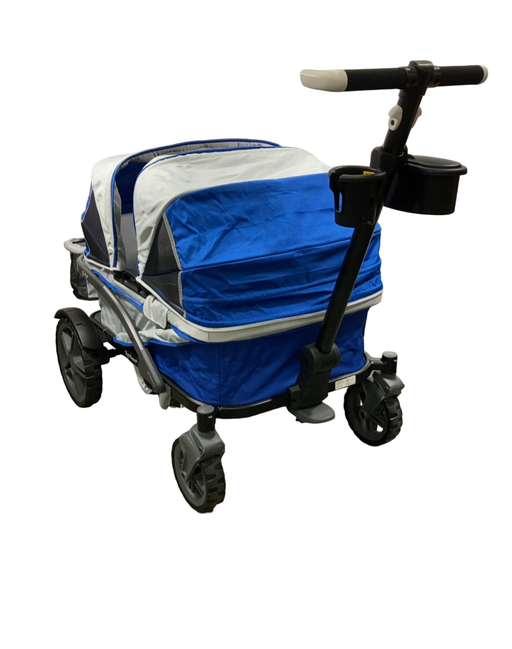Shop Gladly Family Anthem4 Classic 4 Seater All Terrain Wagon Stroller, Electric Silver at GoodBuy Gear