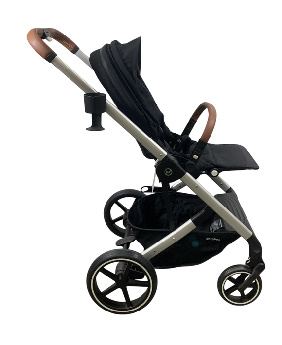 Shop Cybex Balios S Lux Stroller, 2022, Silver, Moon Black at GoodBuy Gear