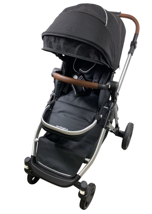 Shop Mockingbird Single to Double 2.0 Stroller, 2025, Black, Silver With Penny Leather, Windowpane at GoodBuy Gear