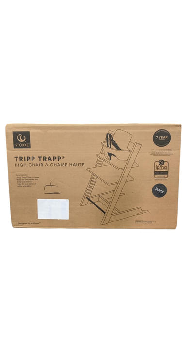 Shop Stokke Tripp Trapp High Chair With Baby Set, 2, Black at GoodBuy Gear