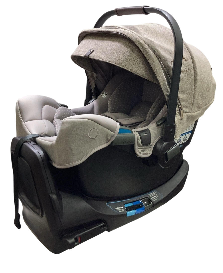 Nuna PIPA rx Infant Car Seat with RELX Base, 2024, Droplet Dot
