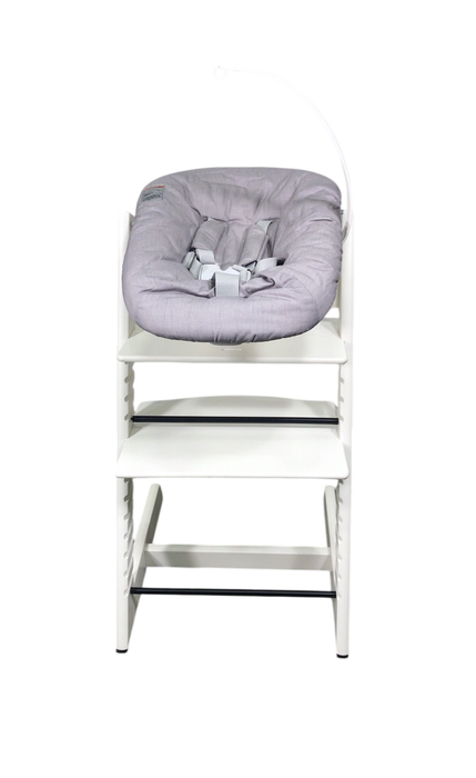 Shop Stokke Tripp Trapp High Chair and Newborn Set Bundle, White at GoodBuy Gear