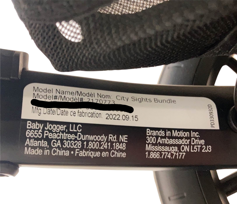 Shop Baby Jogger City Sights Stroller, 2022, Frosted Ivory at GoodBuy Gear