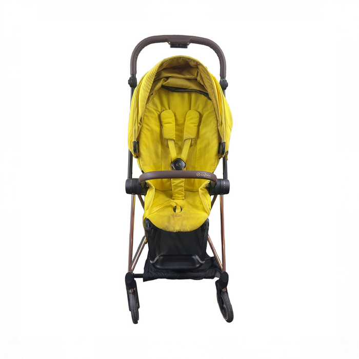 Shop DRAFT - Cybex Mios3 Stroller, 2024, Mustard Yellow, Rosegold at GoodBuy Gear
