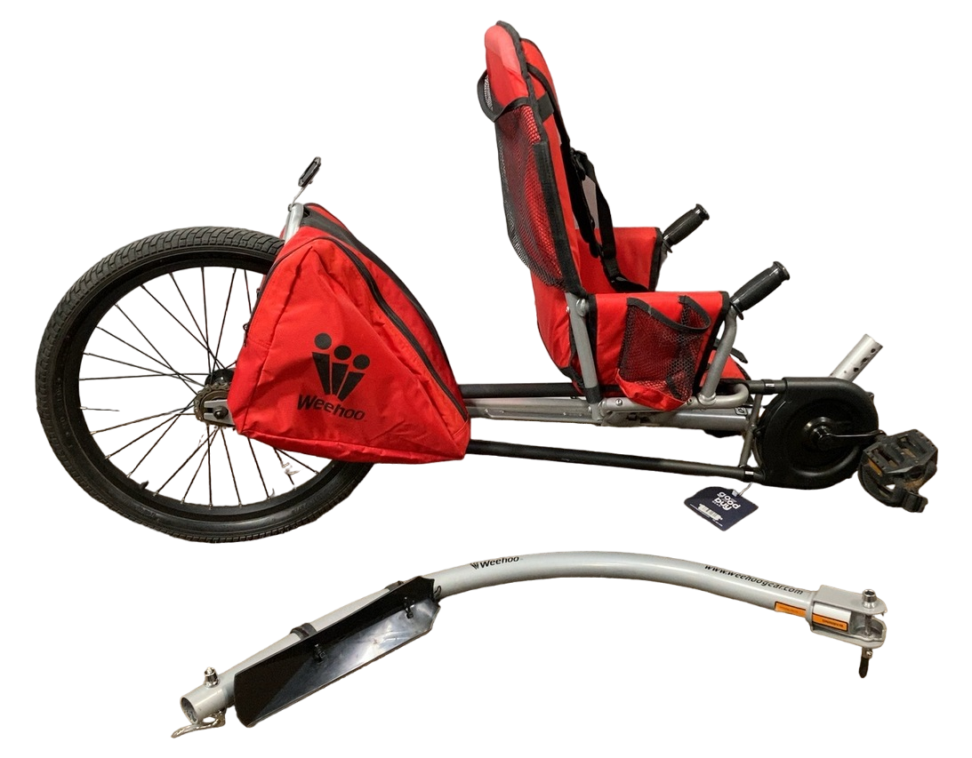 Weehoo double store inverter bike trailer