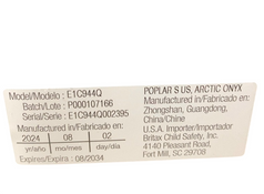 Shop Britax Poplar S Convertible Car Seat, 2024, Arctic Onyx at GoodBuy Gear