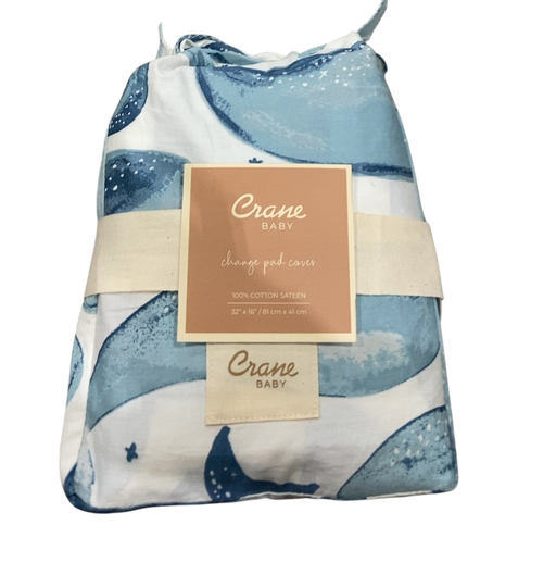 Shop Crane Baby Change Pad Cover, Caspian Whales at GoodBuy Gear