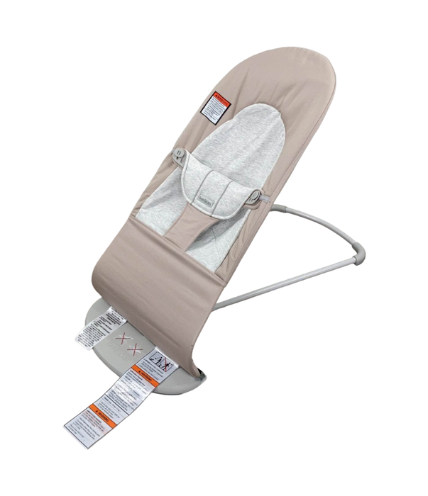 Shop BabyBjorn Bouncer Balance Soft, Beige/Gray, Light Gray Frame at GoodBuy Gear