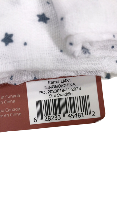Shop Lulujo Muslin Swaddle Blanket, Star Swaddle at GoodBuy Gear