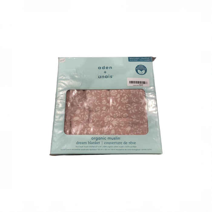 Shop DRAFT - Aden + Anais Muslin Dream Blanket, Heritage Floral-Vine Flower at GoodBuy Gear