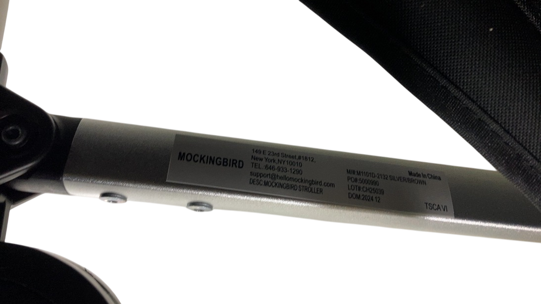 Shop Mockingbird Single 2.0 Stroller, 2024, No Canopy, No Canopy, Silver With Penny Leather at GoodBuy Gear