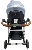 Shop Mockingbird Single to Double 2.0 Stroller, Sky, Watercolor Drops, Silver With Penny Leather, 2025 at GoodBuy Gear