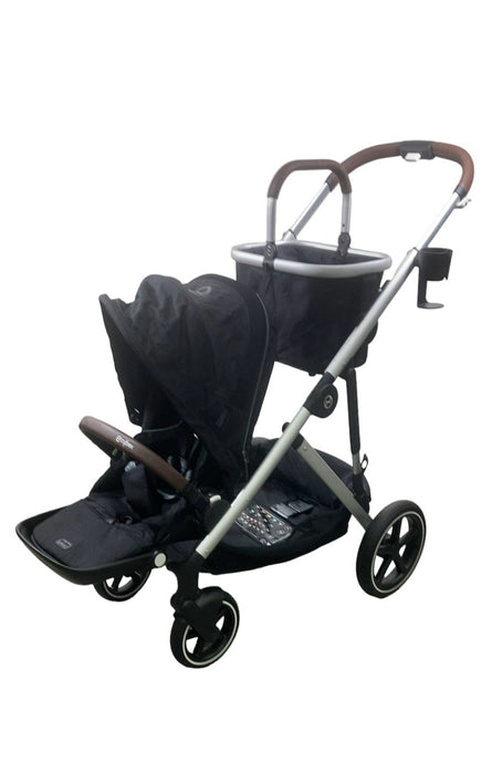 Cybex Gazelle S Modular Stroller, 2023, Black Frame, Deep Black