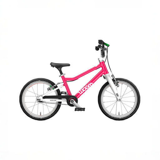 Shop Woom GO 3 Bike "16, AUTOMAGIC, Hot Pink at GoodBuy Gear