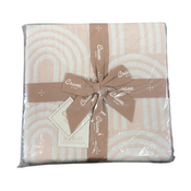 Shop Crane Baby Cotton Muslin Jacquard Blanket, Pink Rainbow at GoodBuy Gear