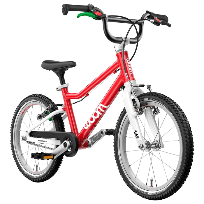 Shop Woom GO 3 Bike "16, Base Model, Woom Red at GoodBuy Gear