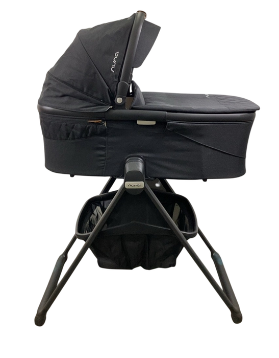 Shop Nuna Demi Grow Bassinet + Stand, 2023, Caviar at GoodBuy Gear