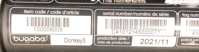 Shop Bugaboo Donkey 5 Mono Stroller, 2021, Graphite, Stormy Blue, Stormy Blue at GoodBuy Gear