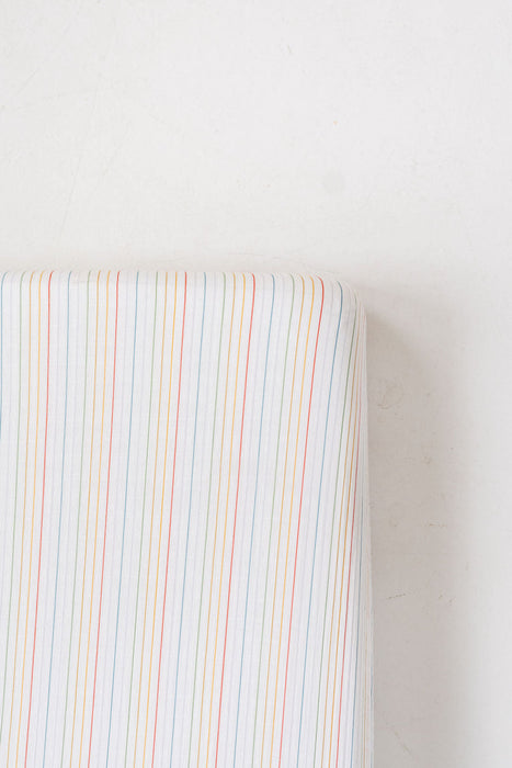 Clementine Kids Rainbow Stripe Crib Sheet
