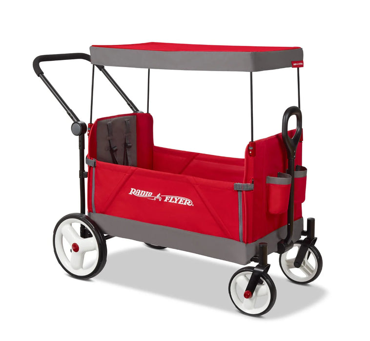 Radio Flyer Convertible Stroll 'N Wagon with Canopy