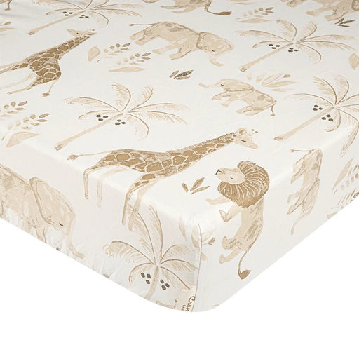 Shop Crane Baby Crib Fitted Sheet, Kendi Safari at GoodBuy Gear