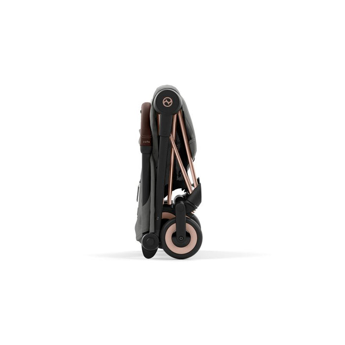 Shop Cybex Coya Stroller, 2023, Mirage Grey, Rose Gold at GoodBuy Gear