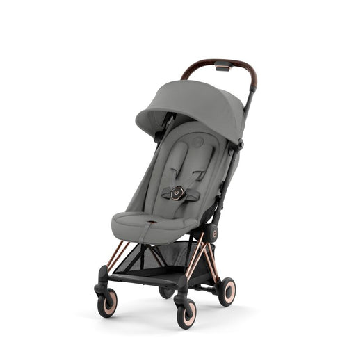 Shop Cybex Coya Stroller, 2023, Mirage Grey, Rose Gold at GoodBuy Gear
