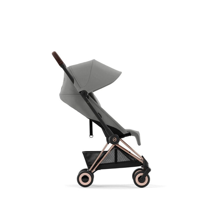Shop Cybex Coya Stroller, 2023, Mirage Grey, Rose Gold at GoodBuy Gear