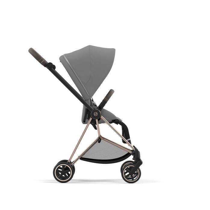 Cybex MIOS Stroller, 2024, Mirage Grey, Rose Gold