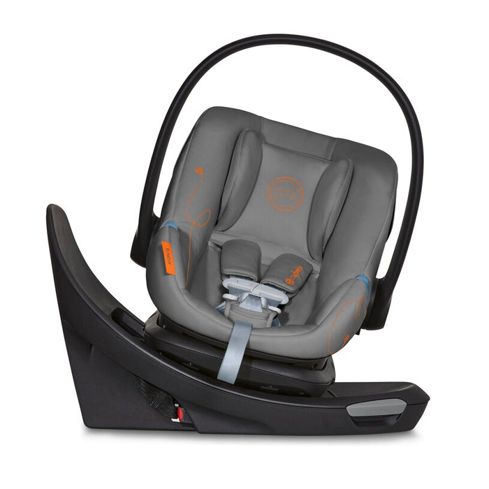 Cybex Aton G Swivel Infant Car Seat And Base, 2024, Lava Grey