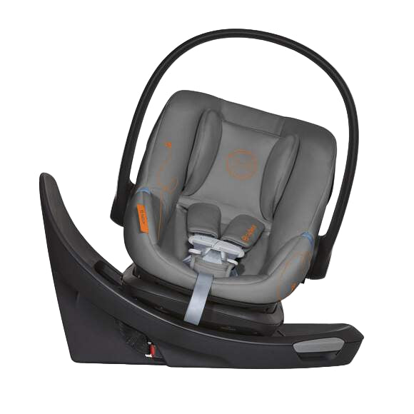 Cybex Aton G Swivel Infant Car Seat And Base, 2024, Lava Grey