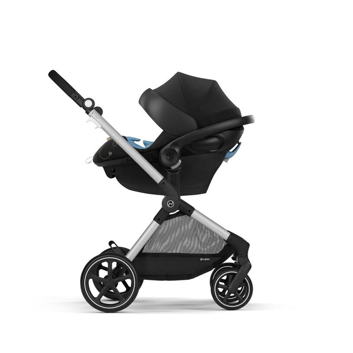 Cybex Eos and Aton G Travel System, 2025, Black, Ocean Blue