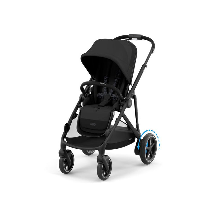 Cybex e-Gazelle S Stroller, 2025, Almond Beige, Black