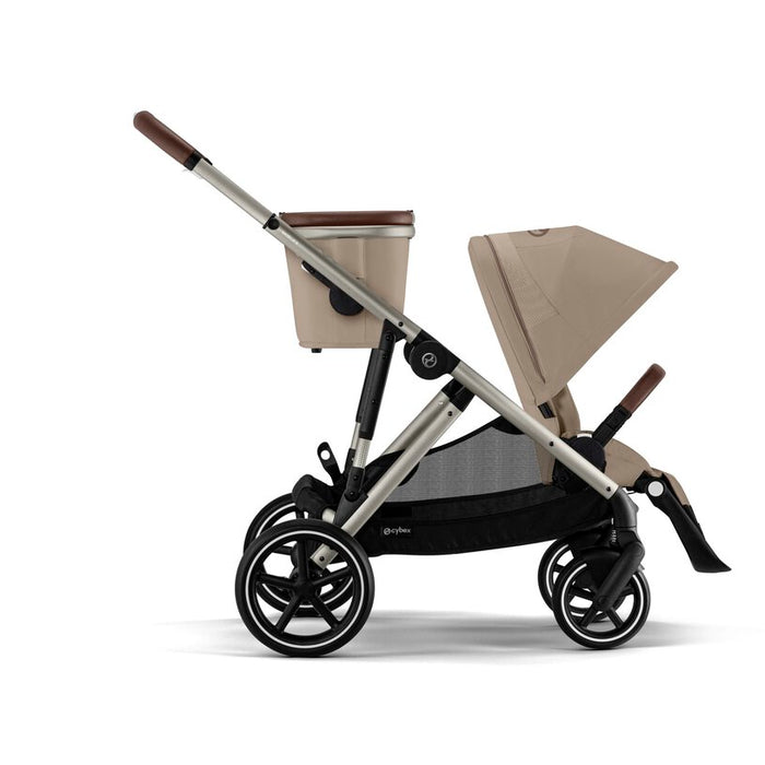 Cybex Gazelle S Modular Stroller, Taupe Frame, Almond Beige, 2025