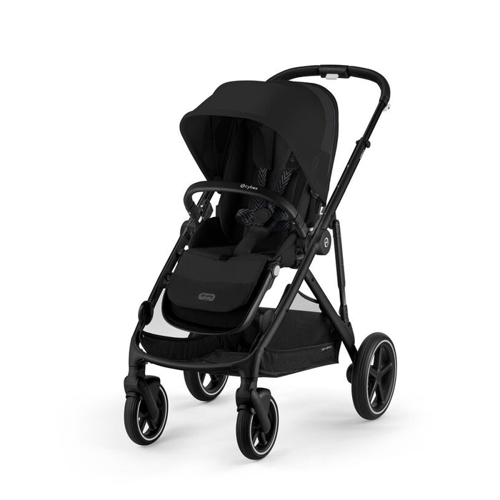 Cybex Gazelle S Modular Stroller, 2025, Black Frame, Moon Black