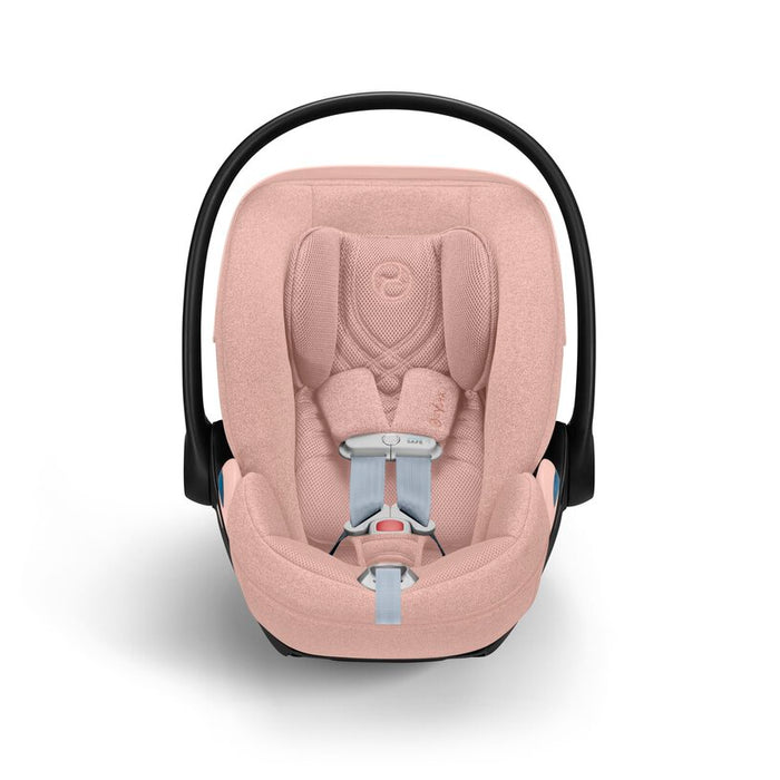 Cybex Cloud T SensorSafe Infant Car Seat With Load Leg Base, 2025, Peach Pink