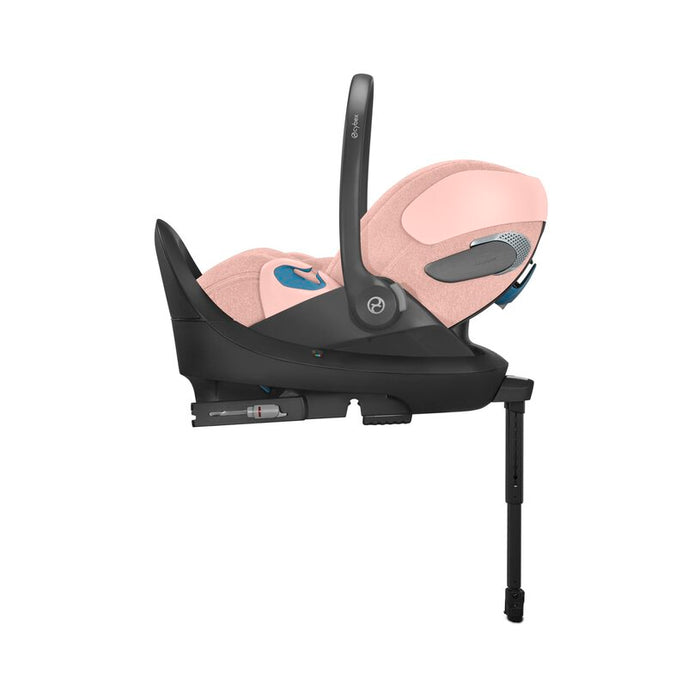 Cybex Cloud T SensorSafe Infant Car Seat With Load Leg Base, 2025, Peach Pink