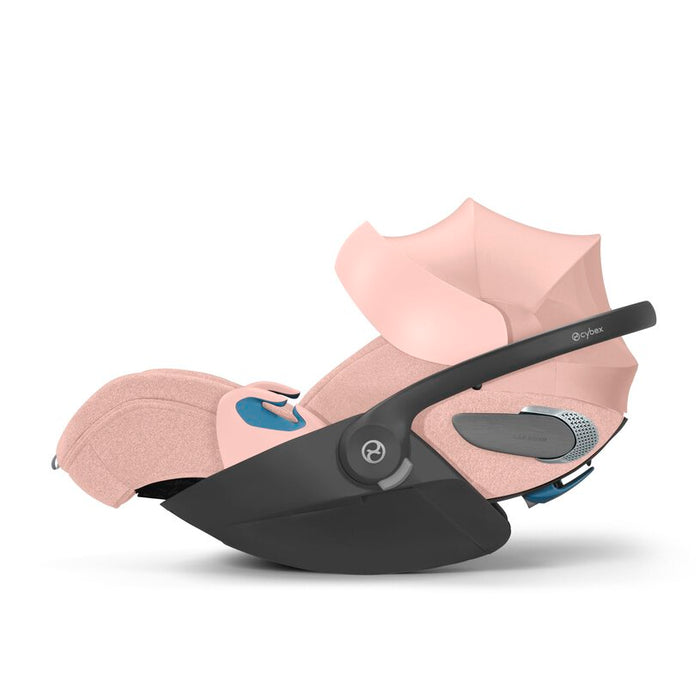 Cybex Cloud T SensorSafe Infant Car Seat With Load Leg Base, 2025, Peach Pink