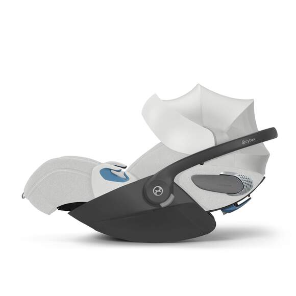 Cybex Cloud T SensorSafe Infant Car Seat With Base, 2025, Platinum White
