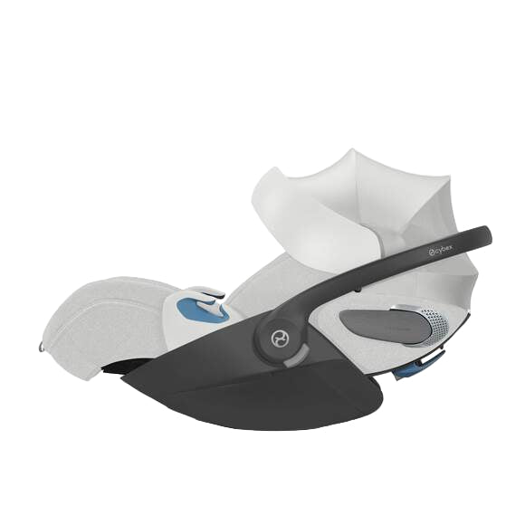 Cybex Cloud T SensorSafe Infant Car Seat With Base, 2025, Platinum White