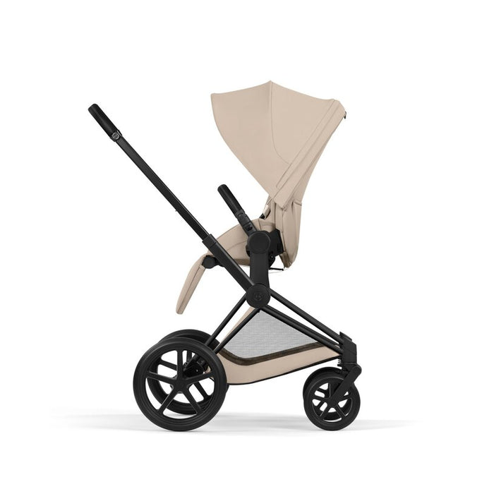 Cybex PRIAM Stroller, 2026, Almond Beige, Matte Black