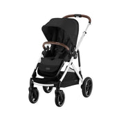 Shop Cybex Gazelle S Modular Stroller, 2024, Moon Black, Silver Frame at GoodBuy Gear